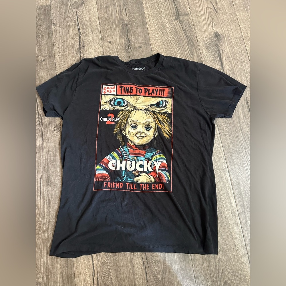 Chucky Child’s Play 2 Adult Graphic T-Shirt Sz XL Horror Tee